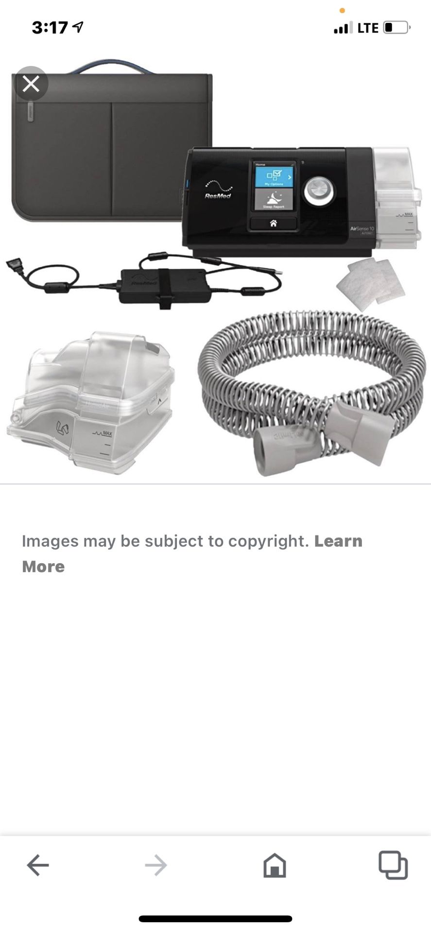 BRAND NEW Resmed 10 Airsense Auto Cpap Sleep Apnea Machine Ina Sealed Box.