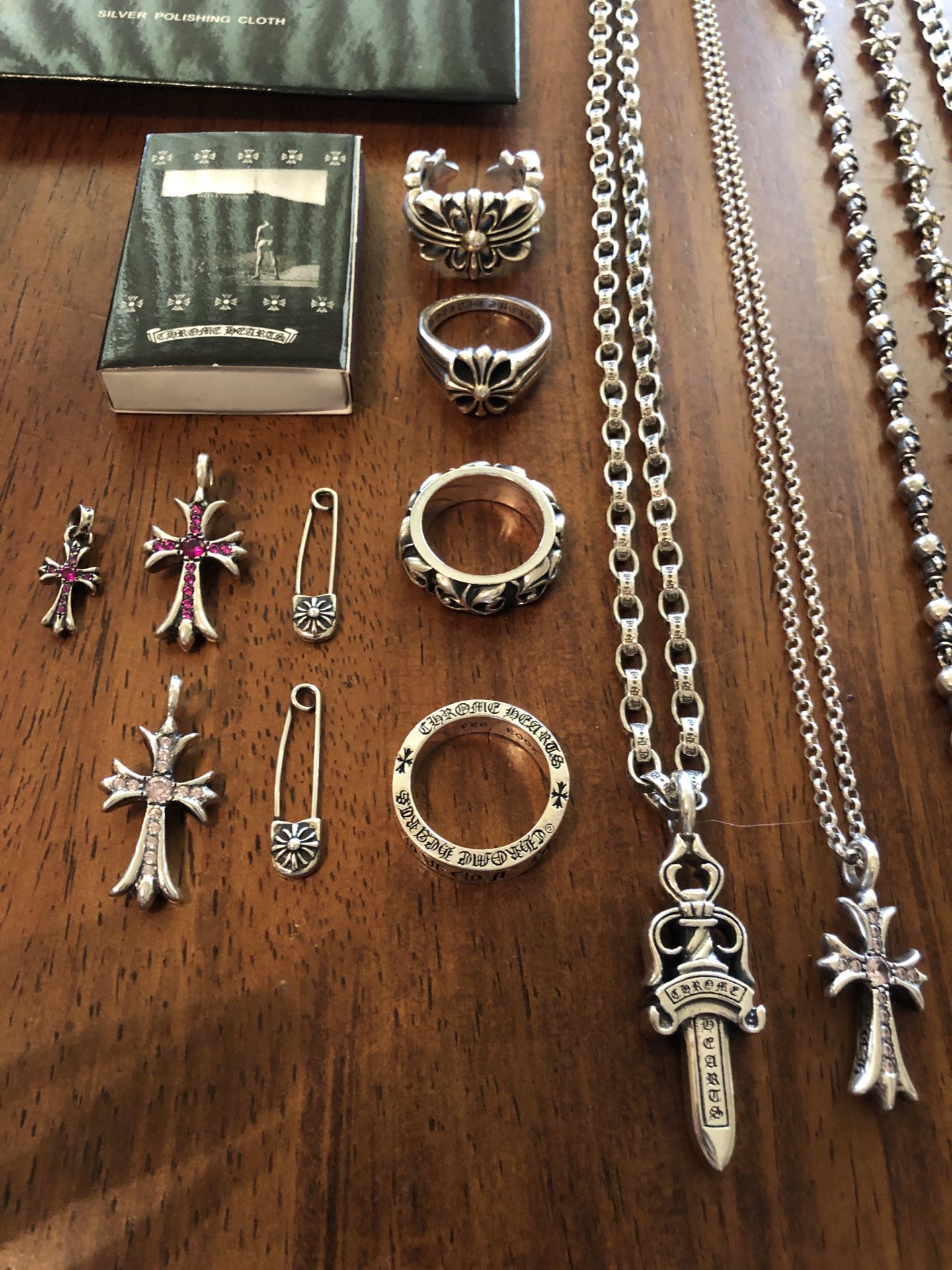 Chrome hearts collection rare pieces 100% authentic for Sale in 