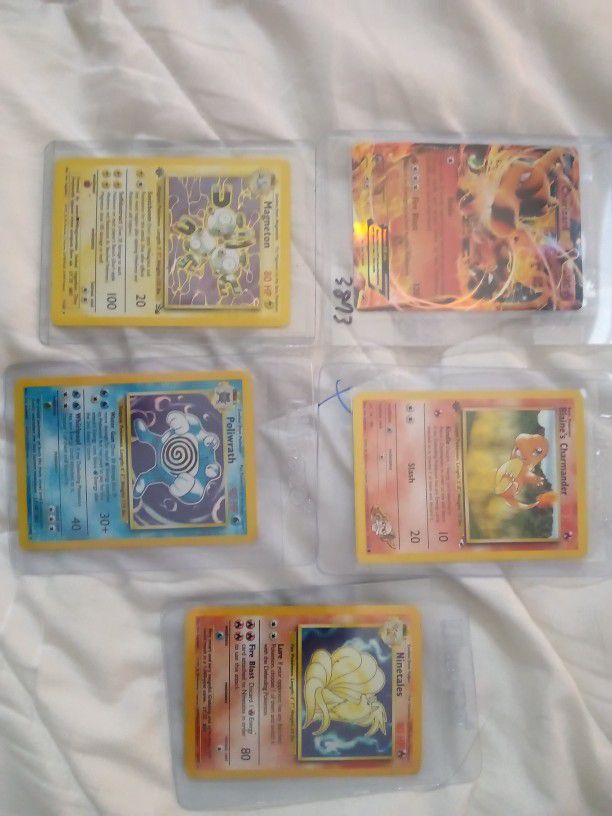 1st Edition Pokemon Cards and Holo Collection.