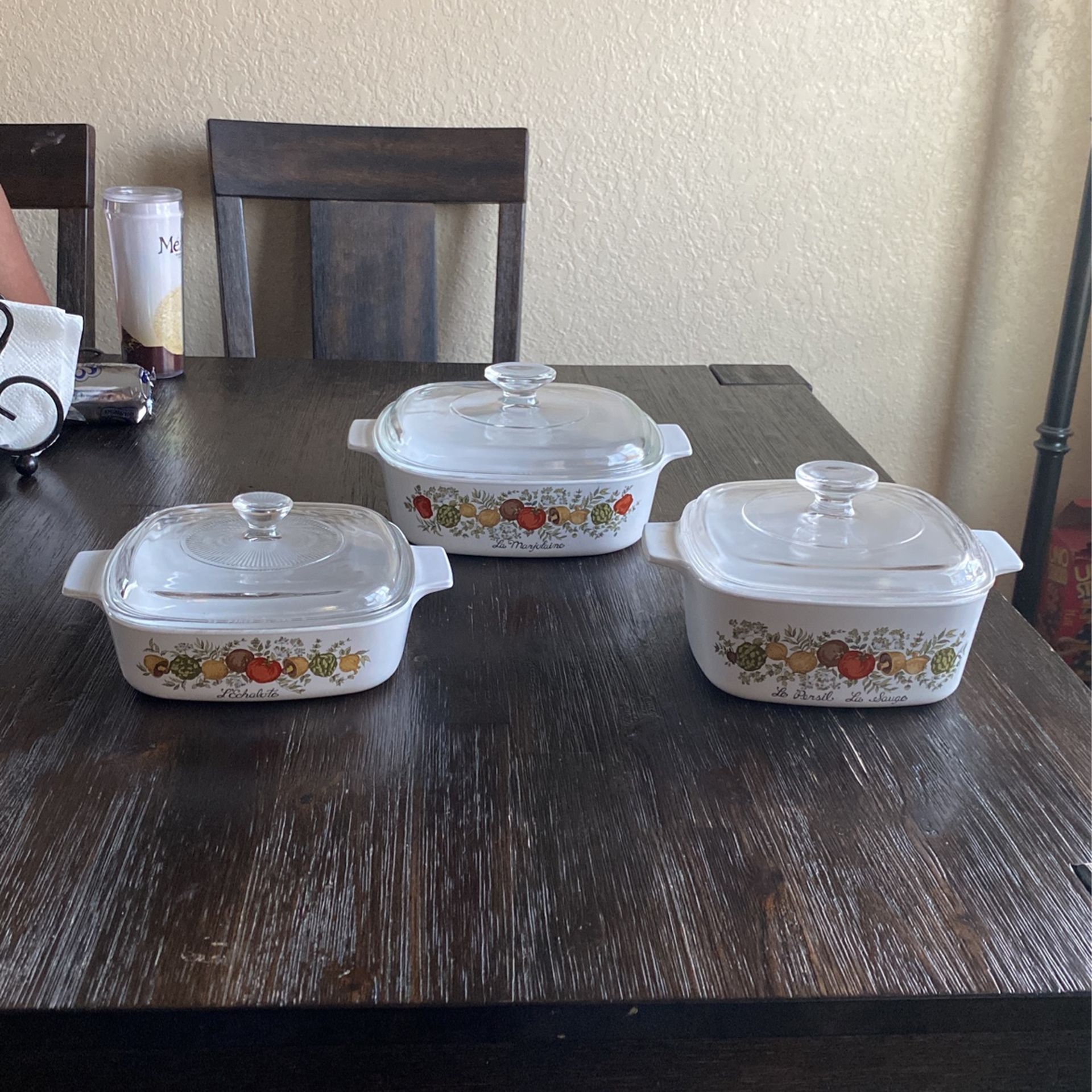 Corningware 6 Pieces