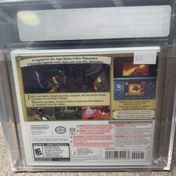 The Legend of Zelda: Ocarina of Time 3D (3DS, 2011) VGA 85 NM + Archival Case UV Protected Thumbnail
