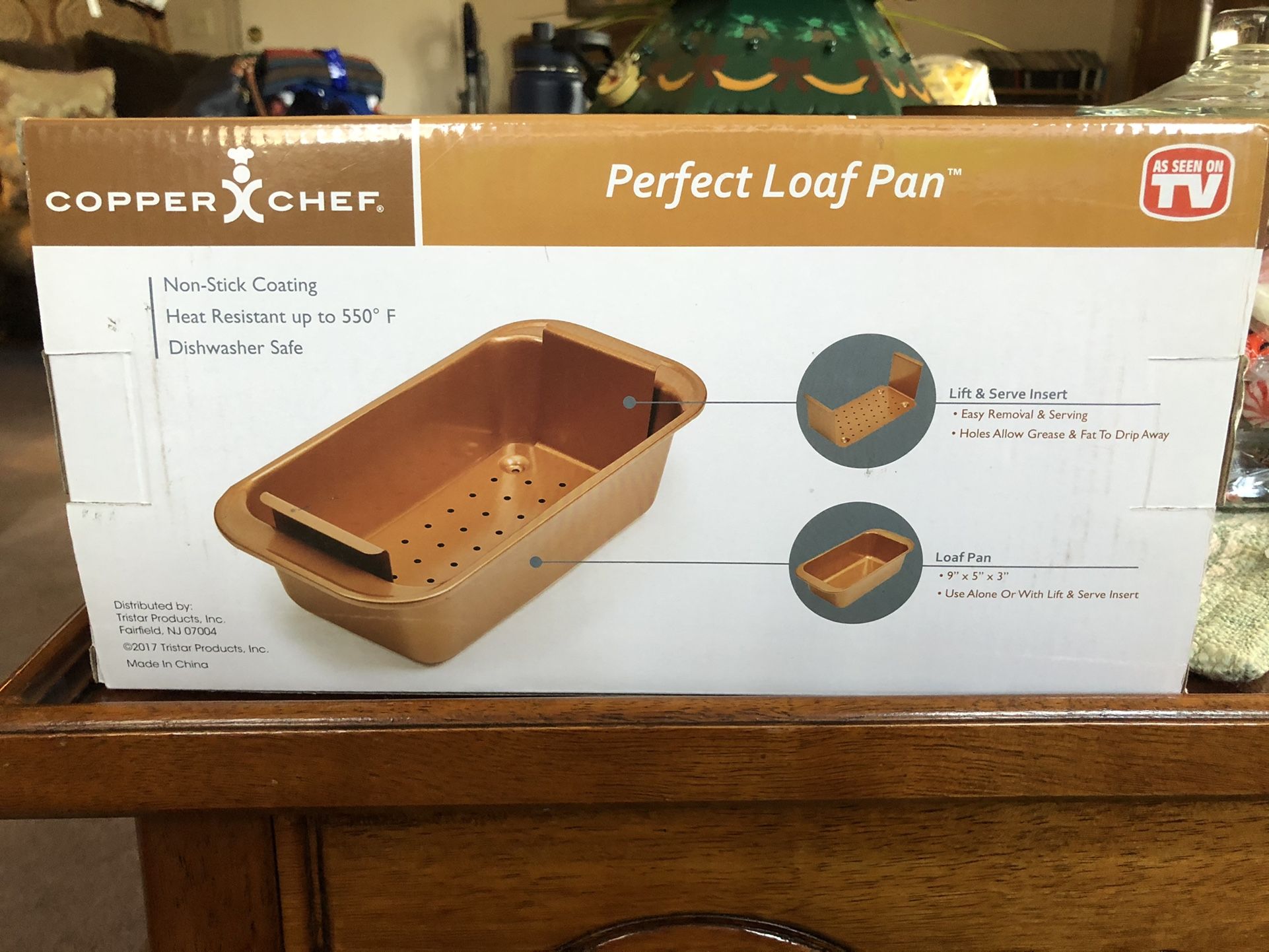 Copper perfect loaf pan new !!!!