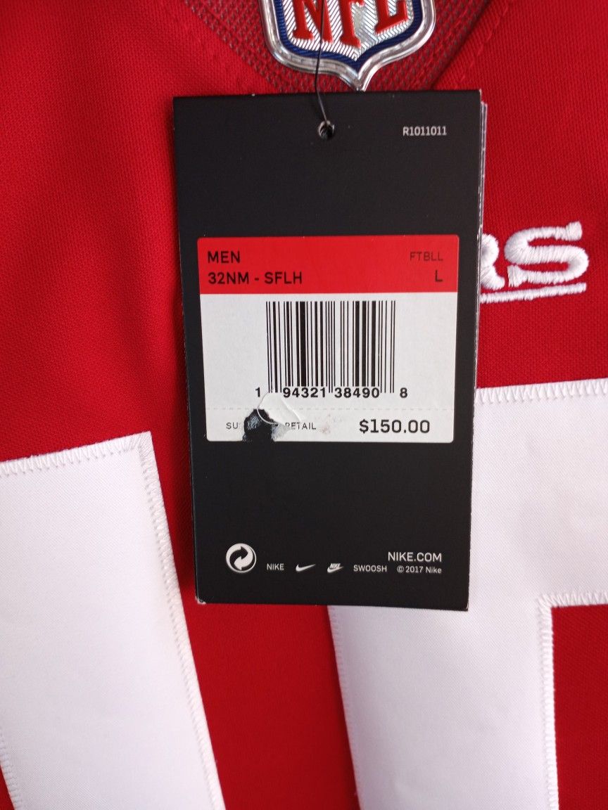 Genuine NFL San Francisco 49ers Jerseys (Bosa( M)) (Garoppolo (L))