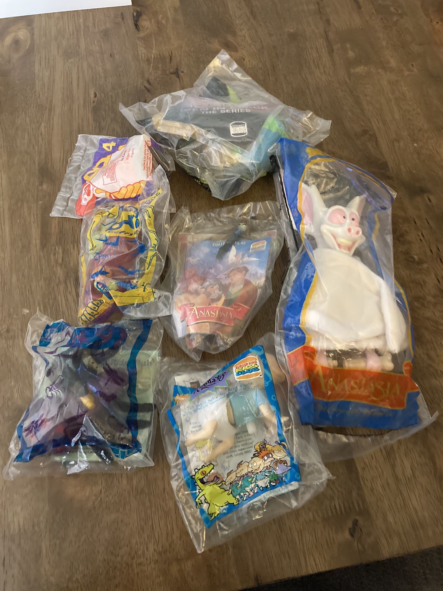 7 Brand New Vintage Burger King Toys All New