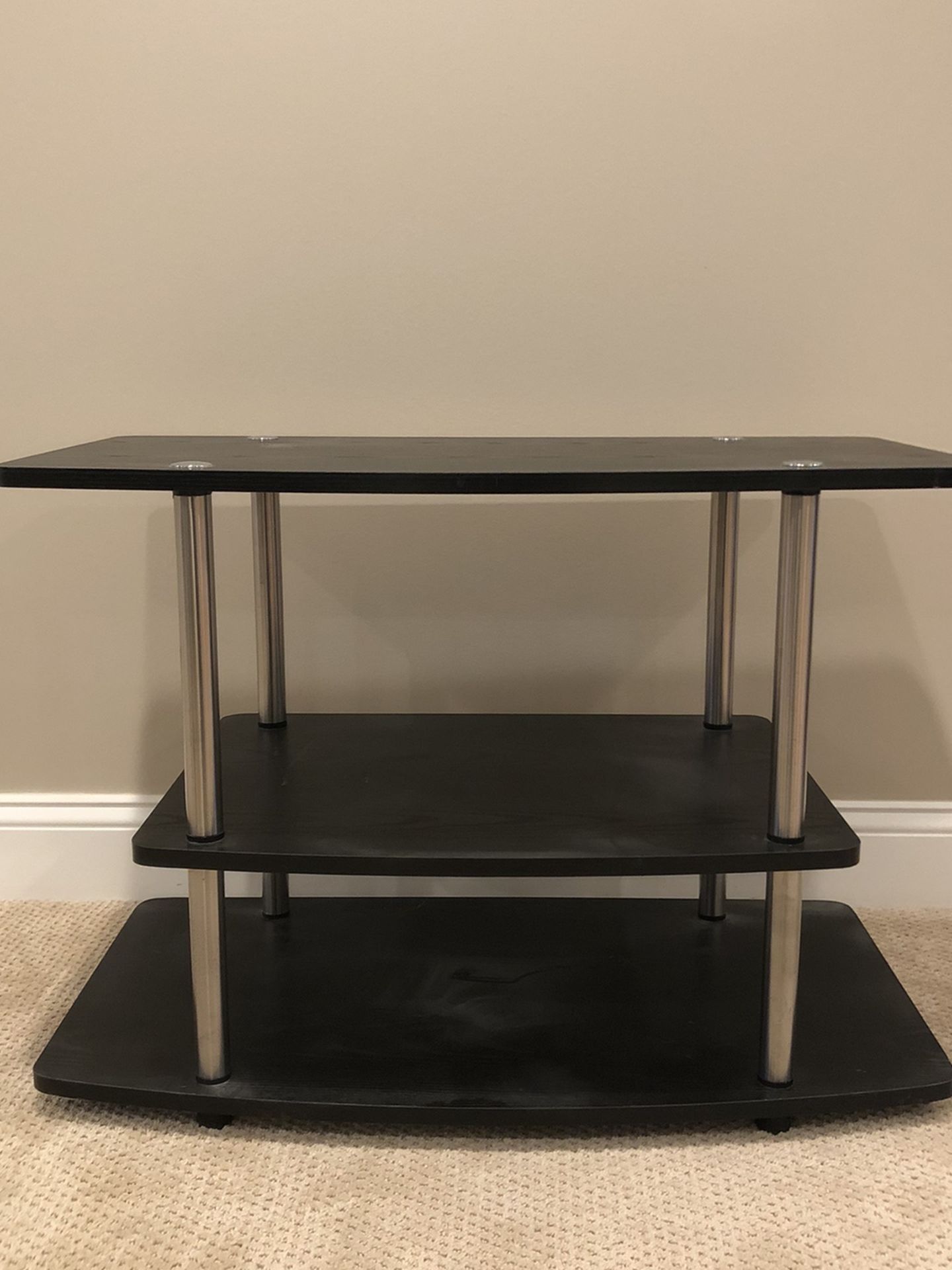 Black Wood TV Stand/end Table