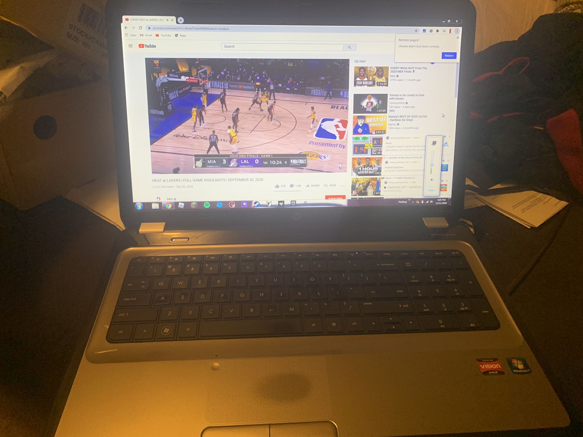 Hp Pavilion G7 Notebook PC
