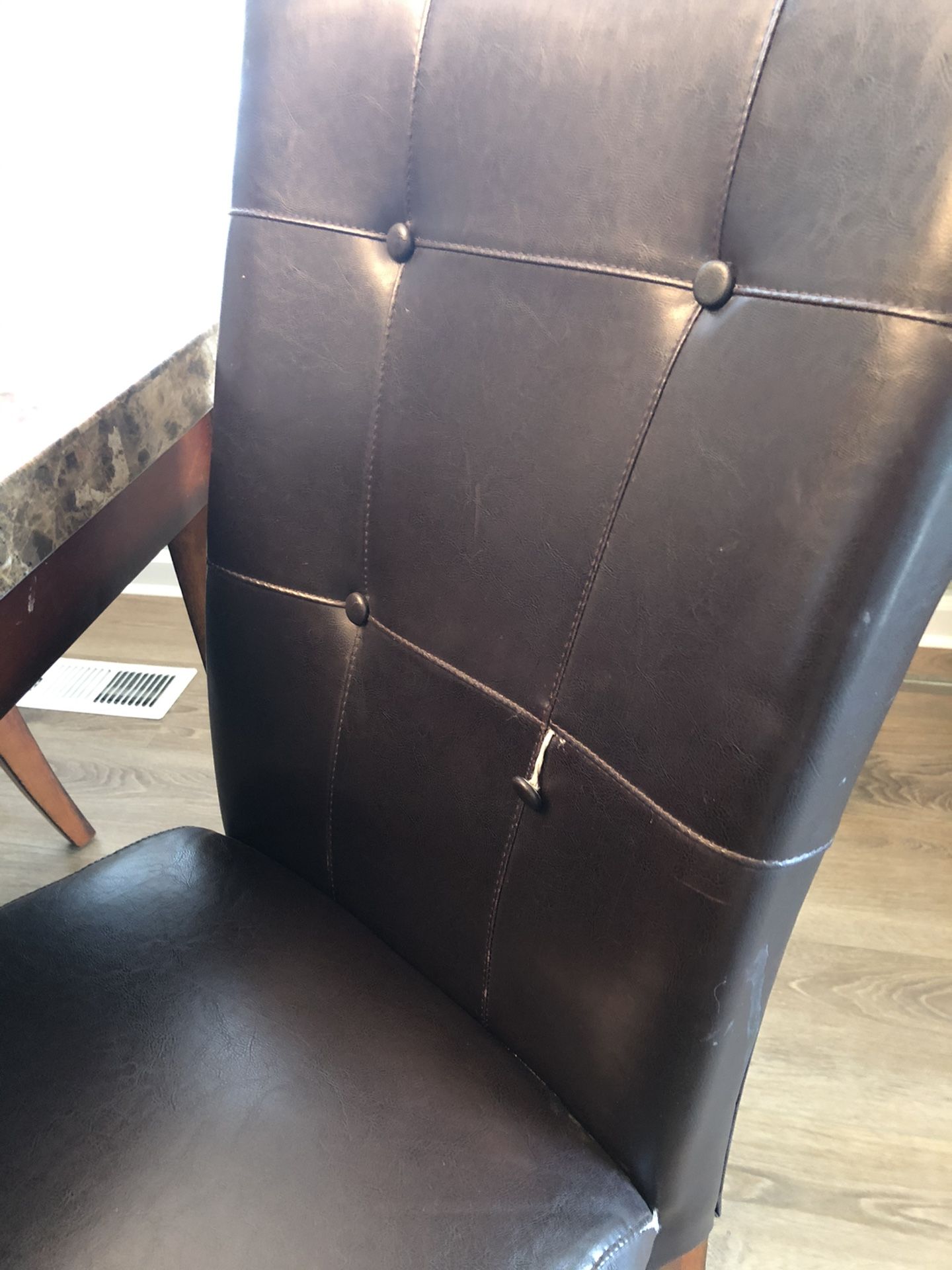 Granite Dining Room Table w/6 Chairs
