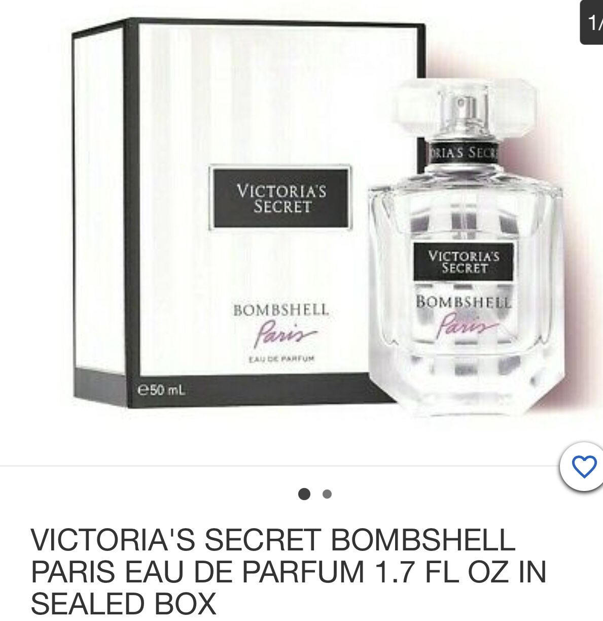 Bombshells Paris Victoria secret Perfume