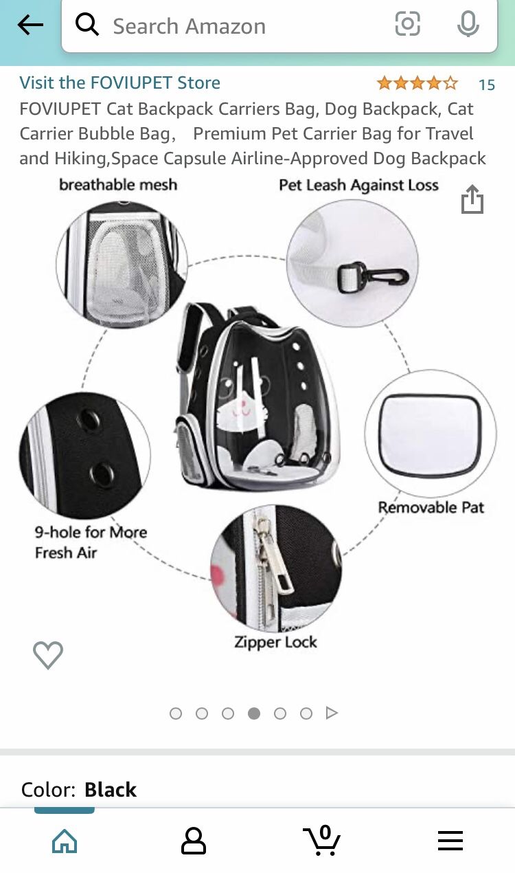 Cat & Small Dog Carriers Backpack