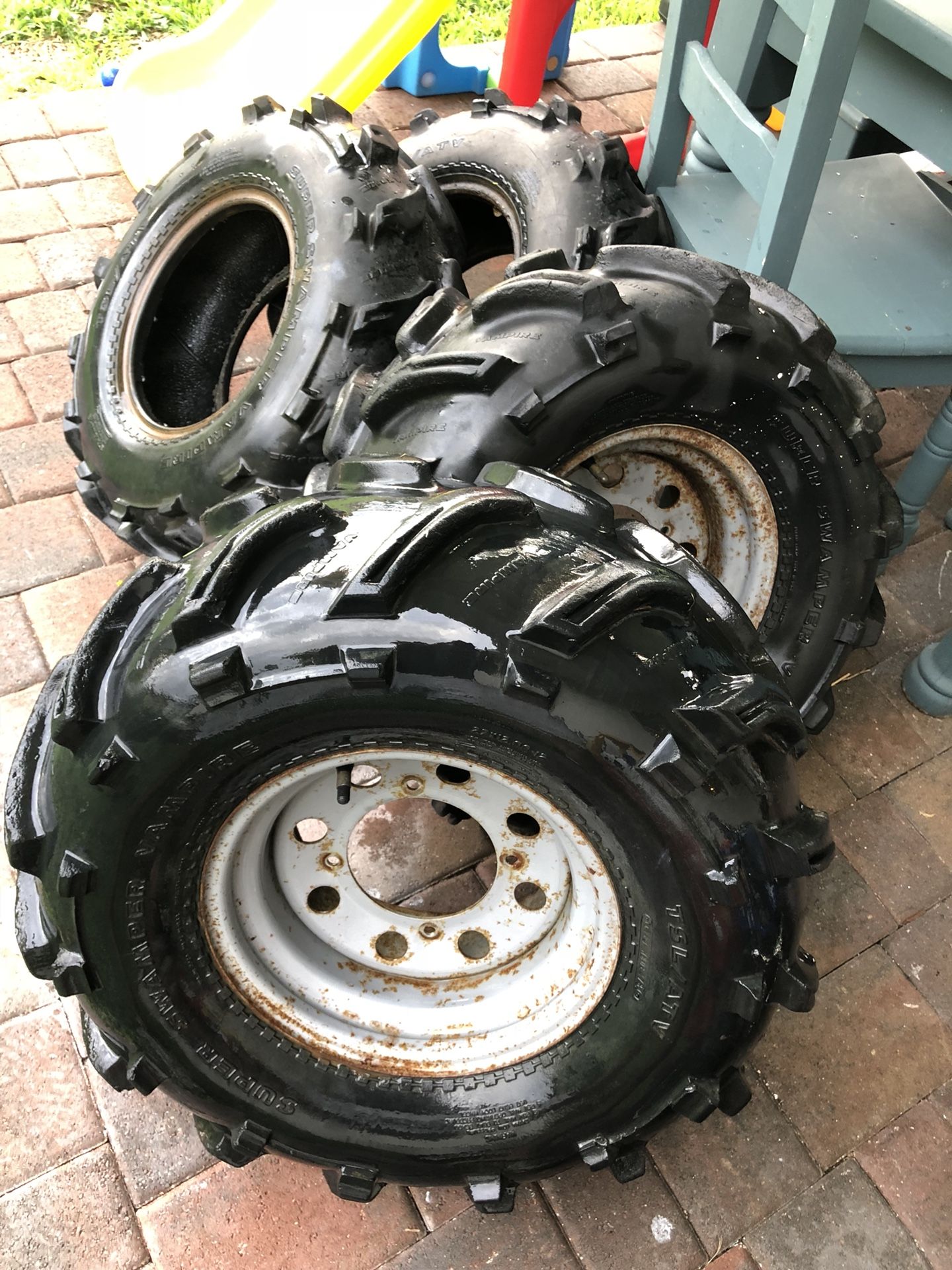 Interco Super Swamper Vampire 27x10x12 and 27x12x12 ATV tires for Sale