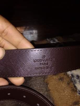 Louis VUITTON men's belt