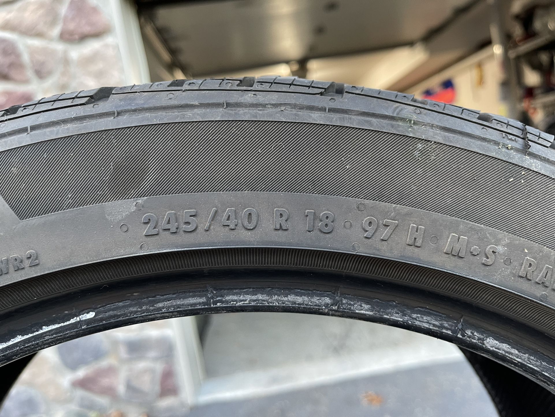 Continental ProContact GX SSR P245/40R18 (97H) - As shown - excellent tread - No plugs - No patches $260+ each new