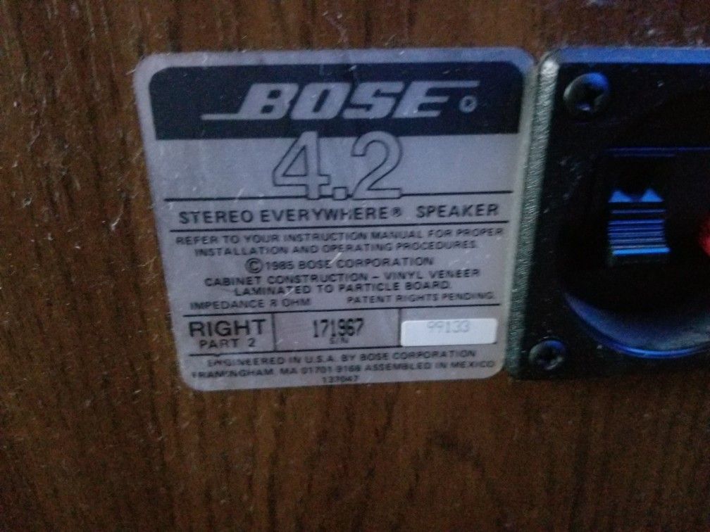 Vintage Bose 4.2 Surround Sound Speakers. $150 Pickup in Oakdale