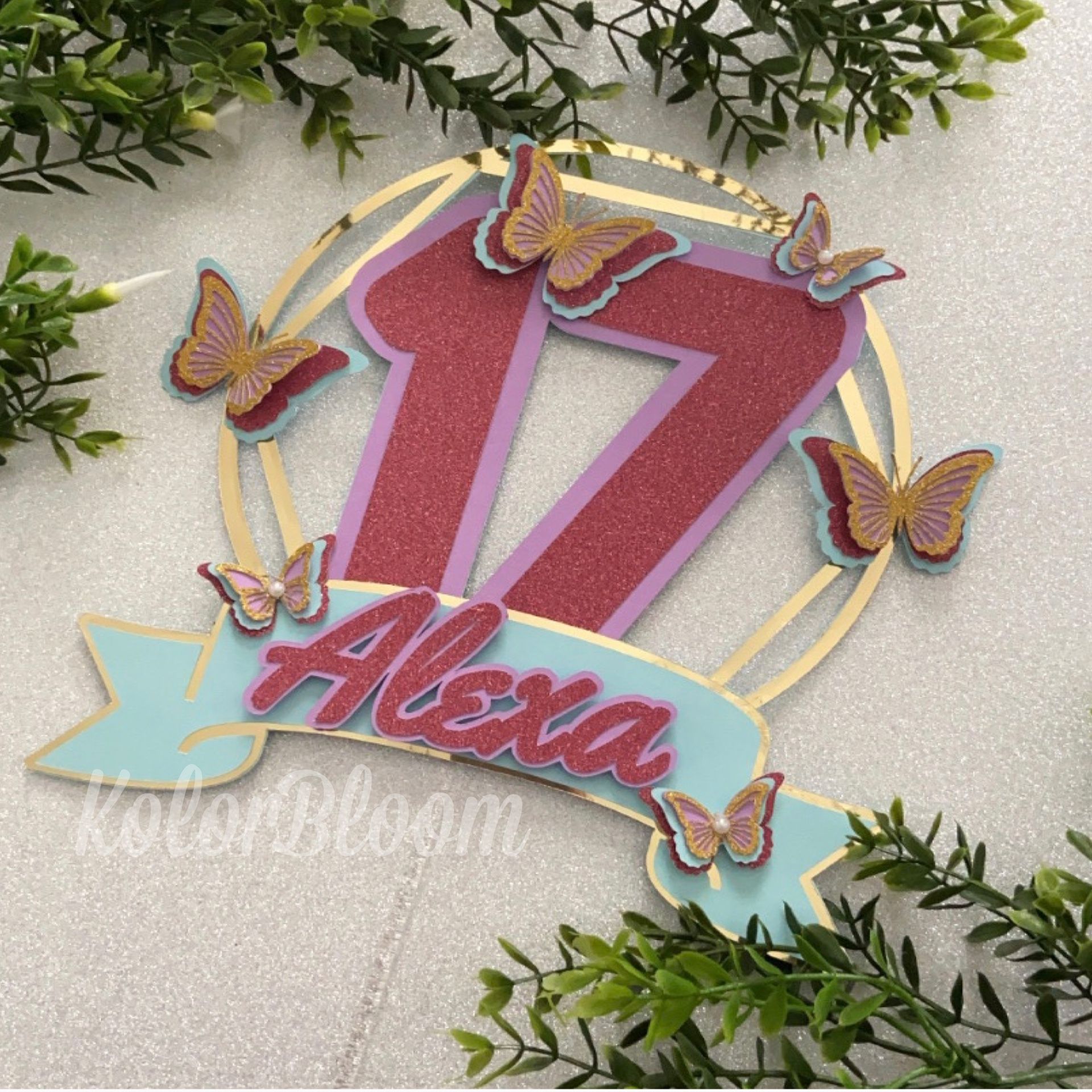 Butterfly Cake Topper