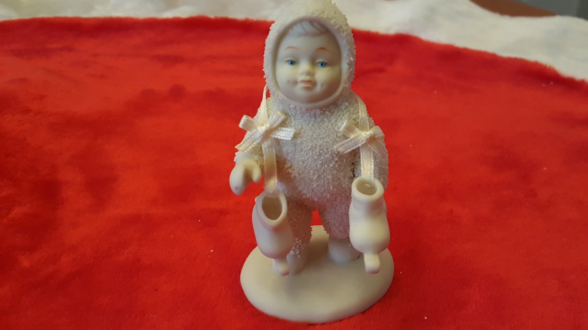 Snowbabies Porcelain Figurine "Lets Go Skating"