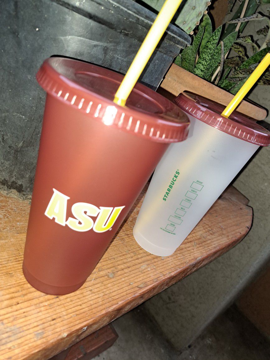 Starbucks ASU Plastic Tumblers 