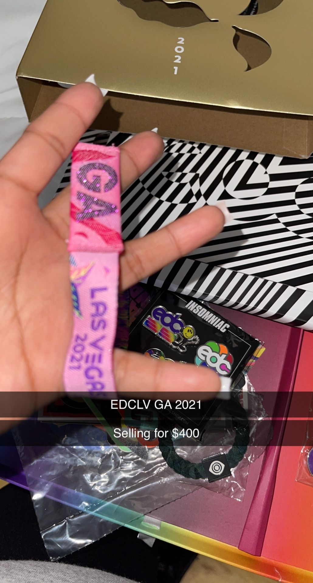 EDCLV 2021 GA 3-day wristband