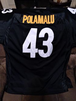 Pittsburgh Steelers #43 NFL Jersey Troy Polamalu  Thumbnail