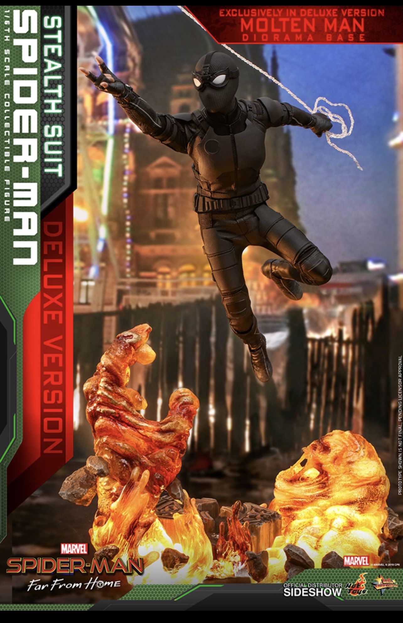 Hot Toys Spiderman (Stealth Suit) Deluxe Edition And Other Hot Toys