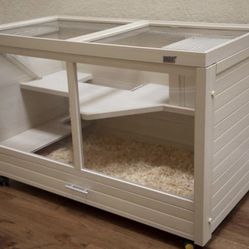Indoor Pet Enclosure Cage Rabbit Reptile Guinea Pig Bunny Ferret Animal Enclosure With Pull Out Tray Thumbnail