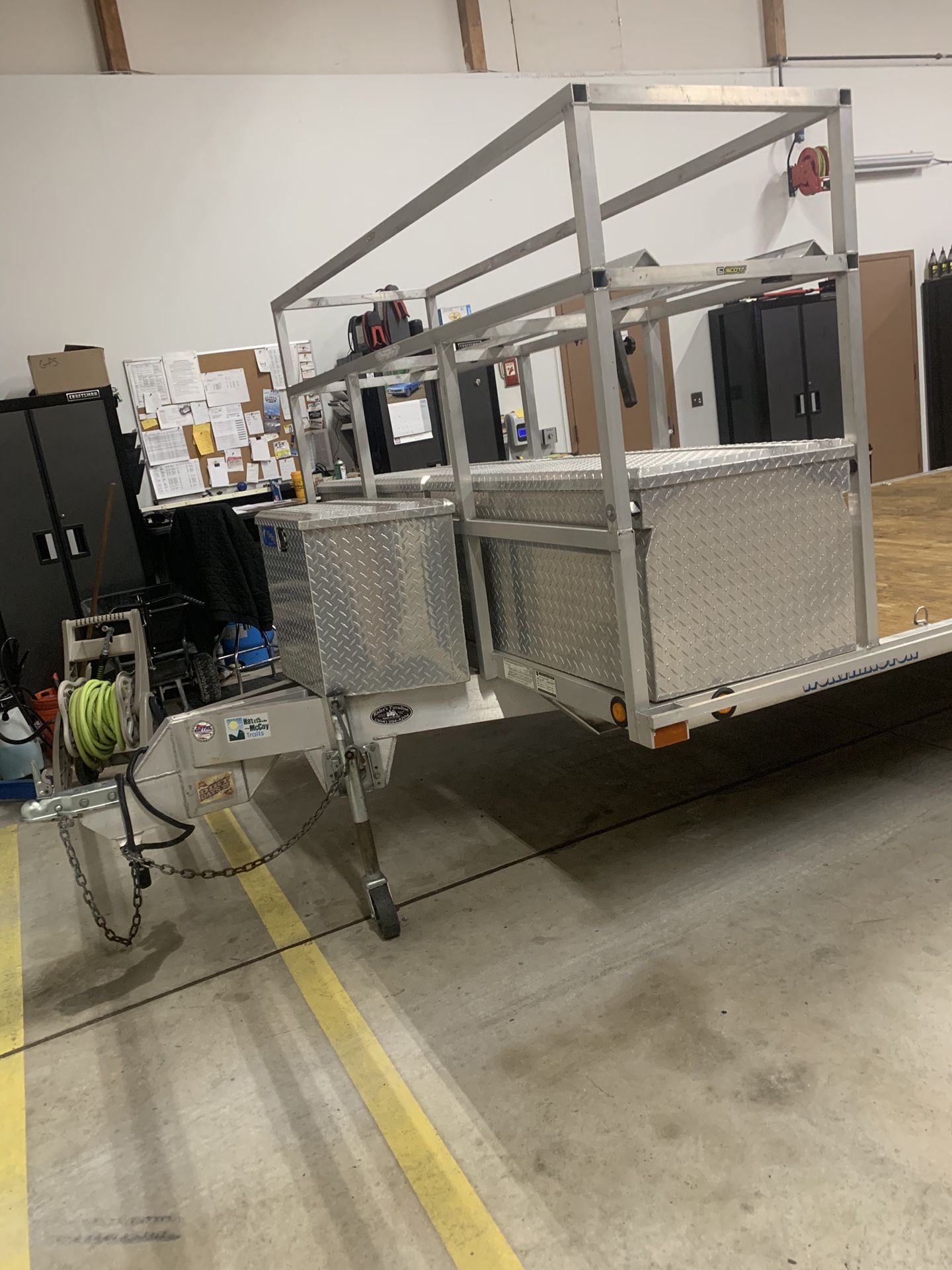8 1/2 by 22 1/2 long four wheeler trailer