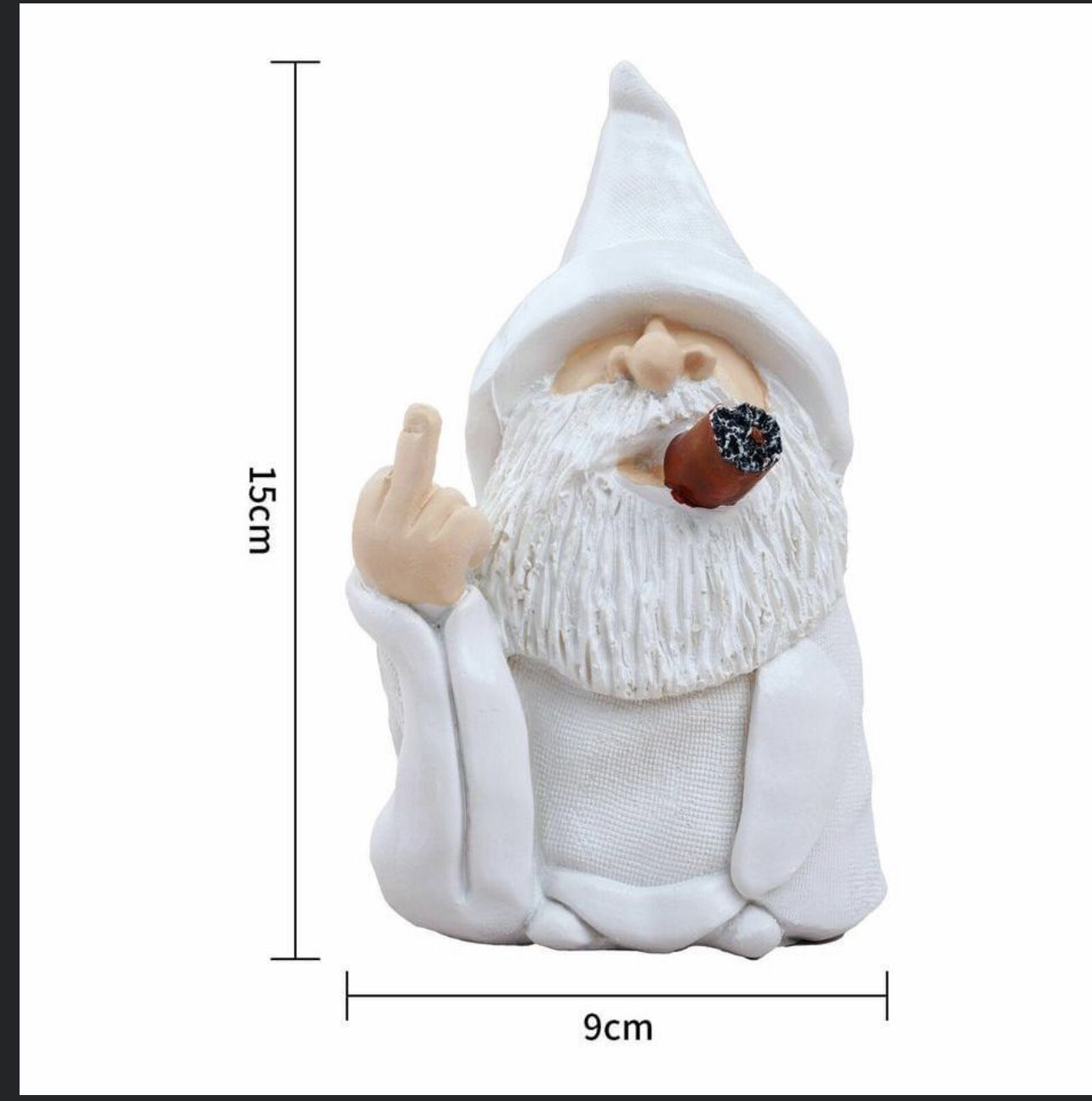 Garden Gnome Statue Old Man with White Beard,Garden Peeker Yard Art unimaginable Garden Sculpture