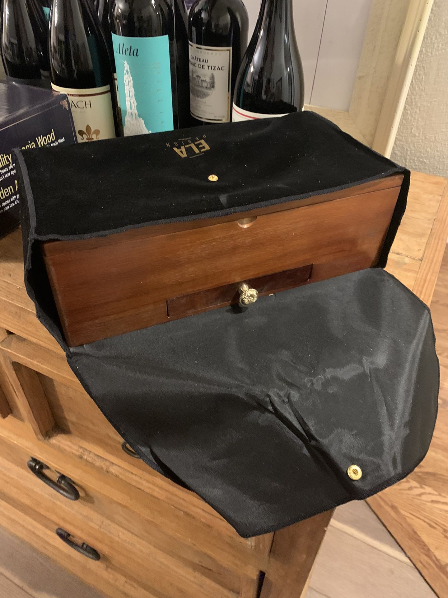 New Acacia Tea Storage Box