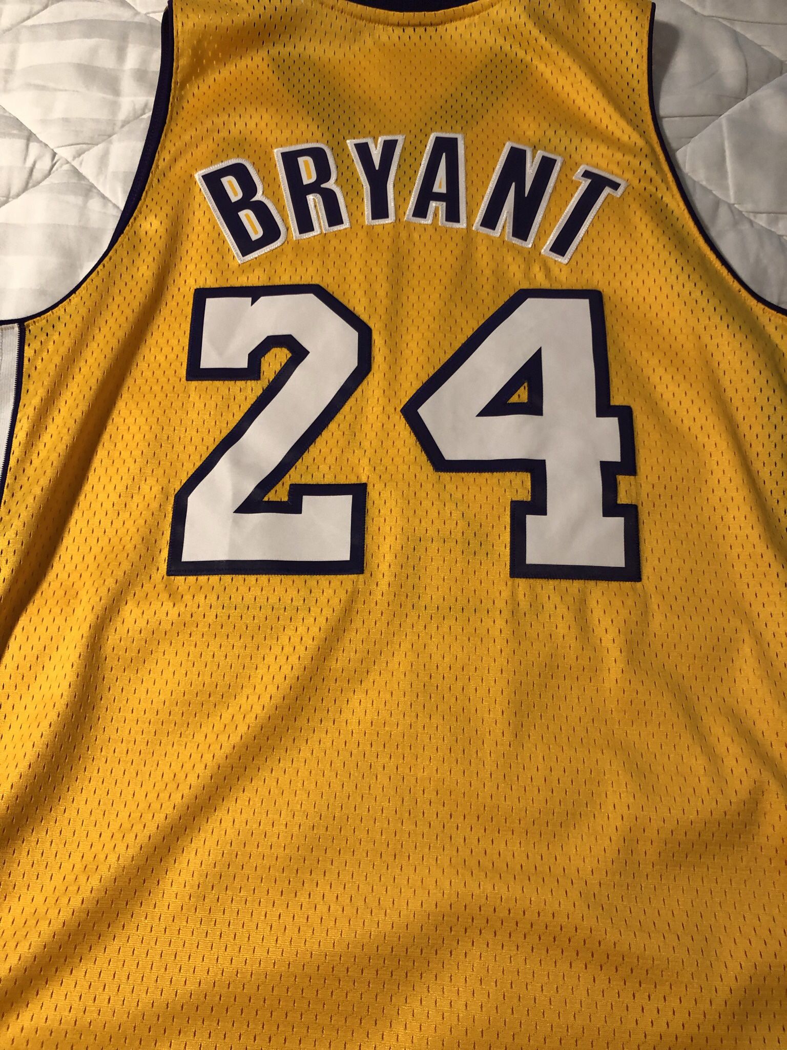Men Los Angeles Lakers Kobe Bryant Hardwood Classic # 24 2007-08 Swingman Jersey 