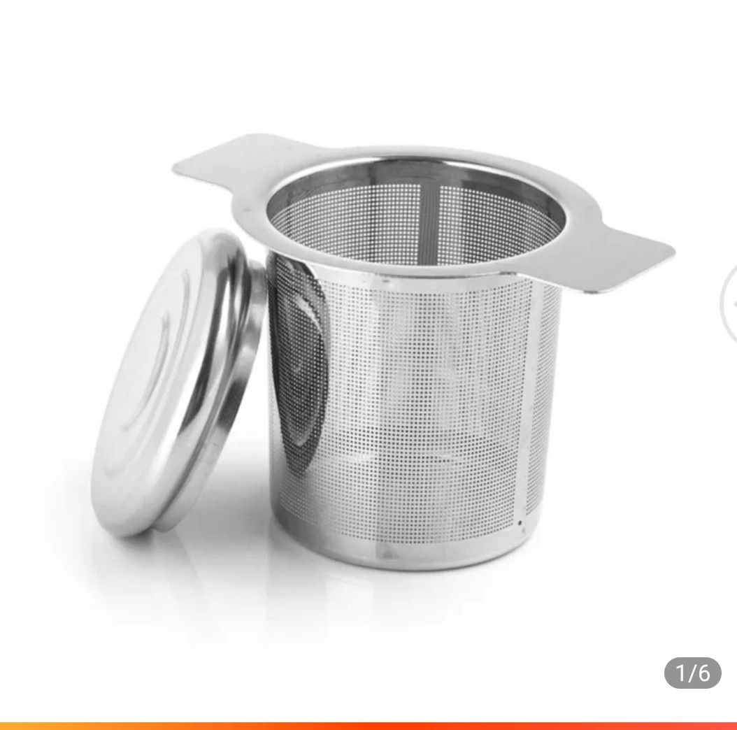 Mesh Tea Infuser Reusable Tea Strainer Teapot Drinkware Kitchen Accessories 304 Stainless Steel Loose Tea Leaf Spice Filter