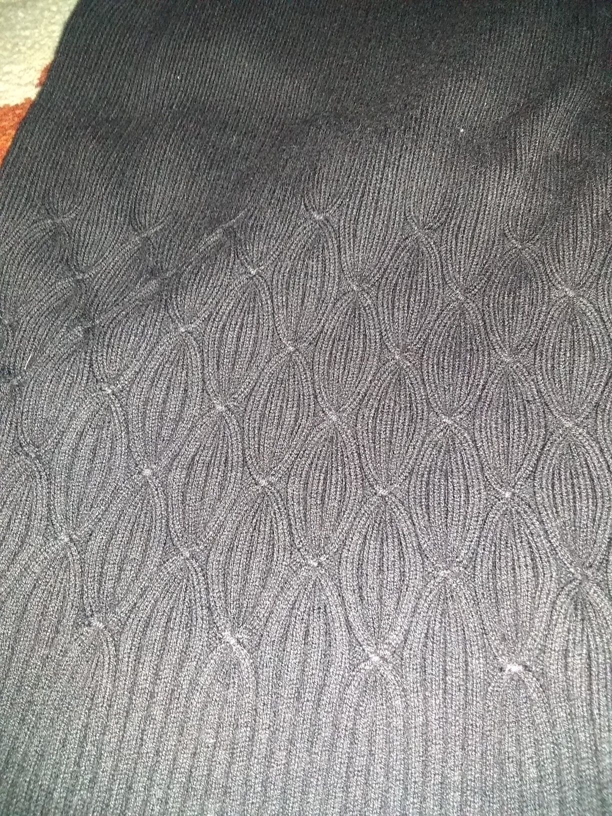 Apostrophe black knitted top