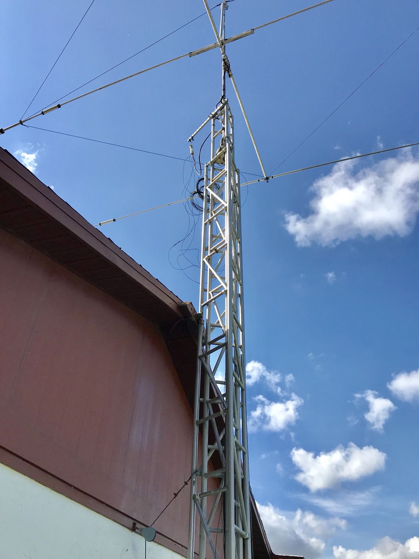 Aluma Tower 40 Crank Up Tilt Over T 40H Ham Radio Tower Used For Sale 