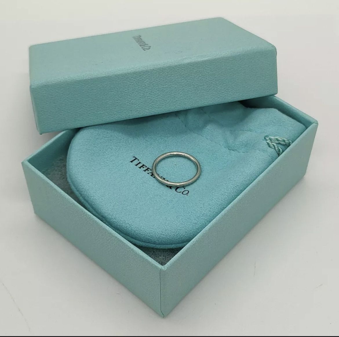 Platinum Tiffany Wedding Band Ring