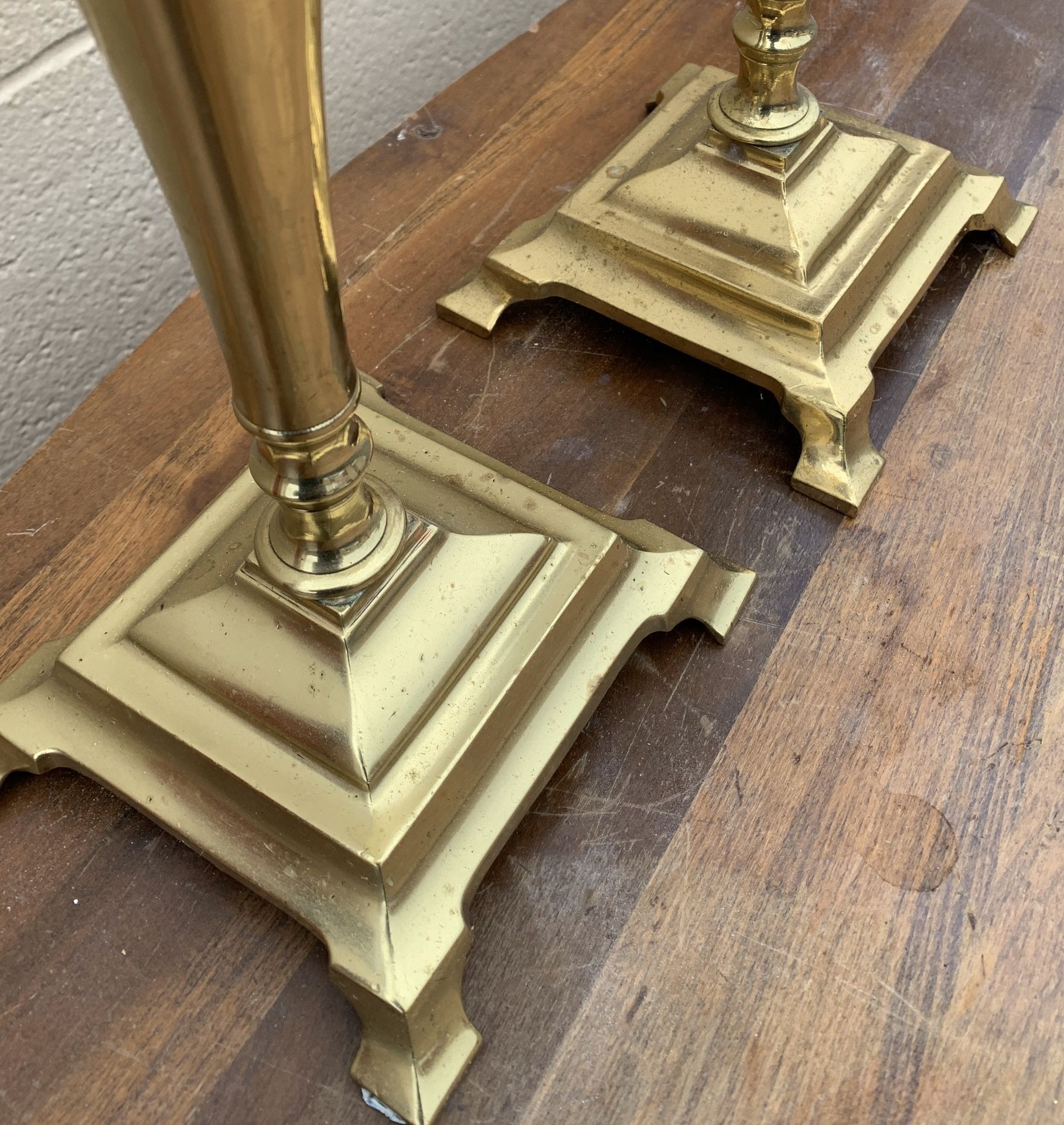 ***18 inch Solid Brass Candle Holders/ Candlesticks ***