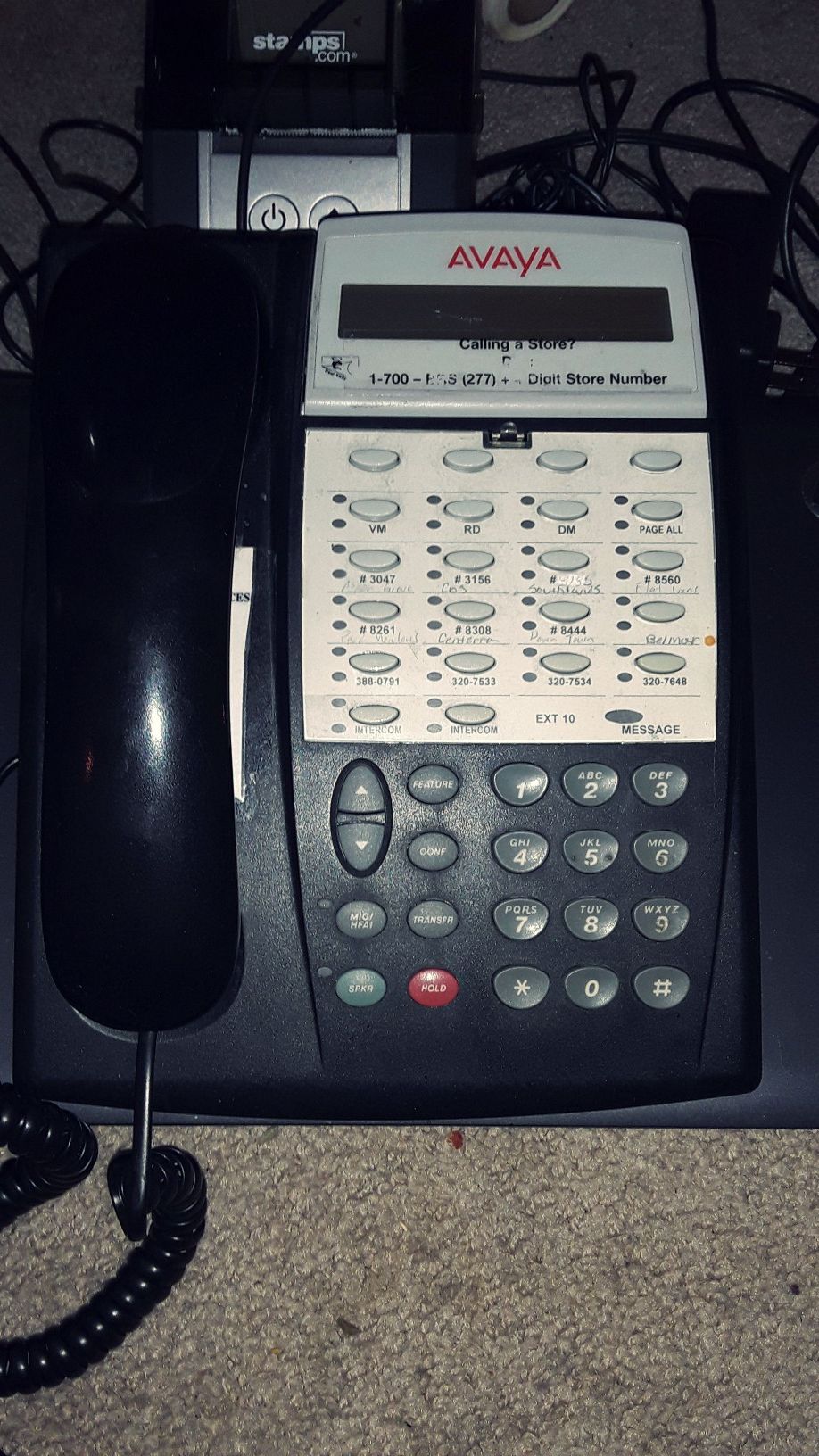 AVAYA PARTNER ACS 18D SERIES 2 TELEPHONE 18 bUTTON DISPLAY PHONE for