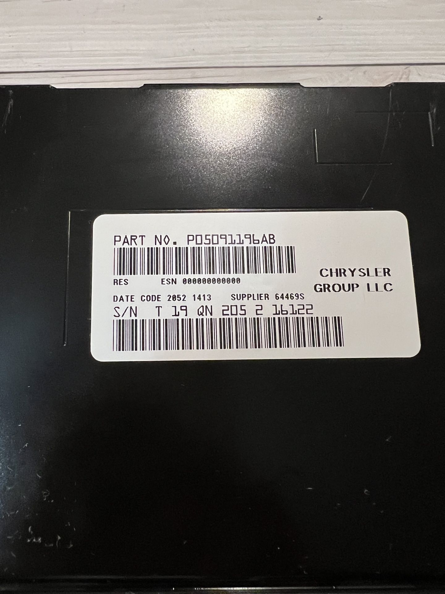 2007-2017 Jeep Radio Dodge Chrysler Car AUX Input OEM Part # P050 91196AB