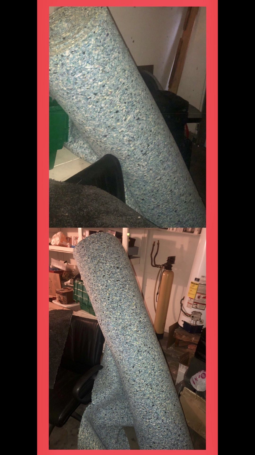 BRAND NEW 6lb density carpet padding roll Carpeting underlayment for Sale in Las Vegas, NV