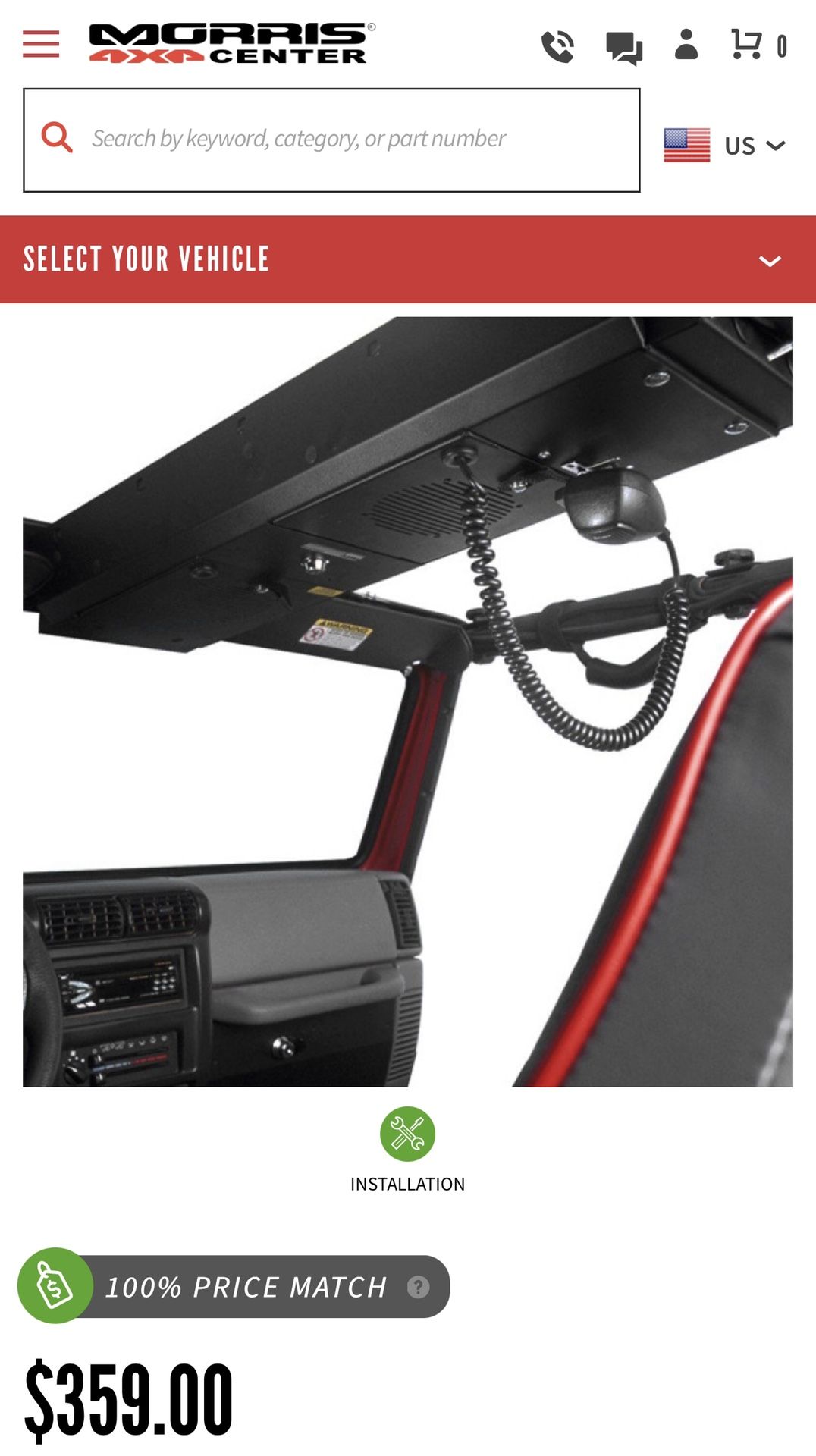 Tuffy Overhead Console Jeep TJ
