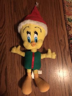 Looney Tunes Christmas Tweetie bird. 15inches Thumbnail