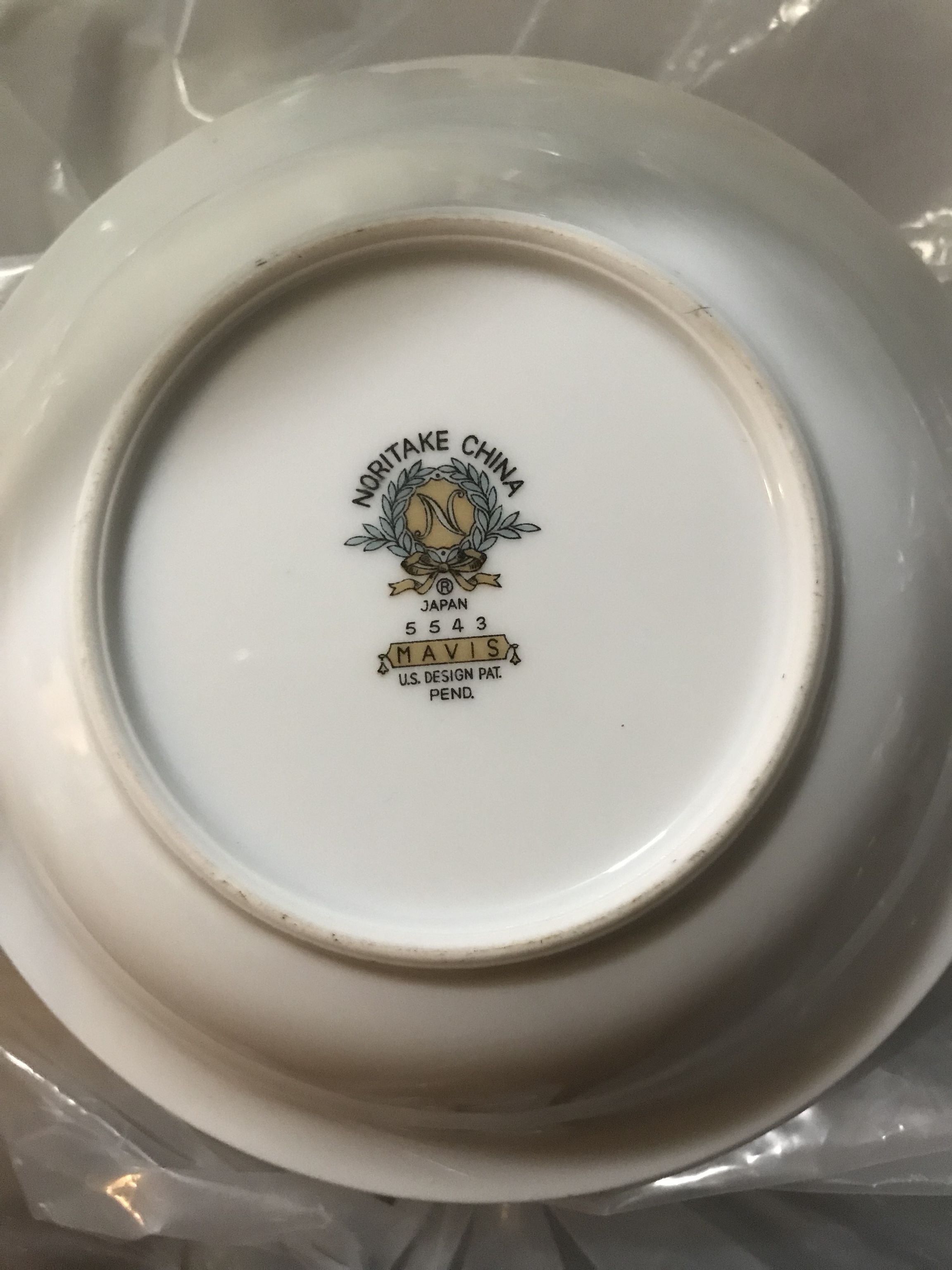 Noritake China Pieces Pattern MAVIS