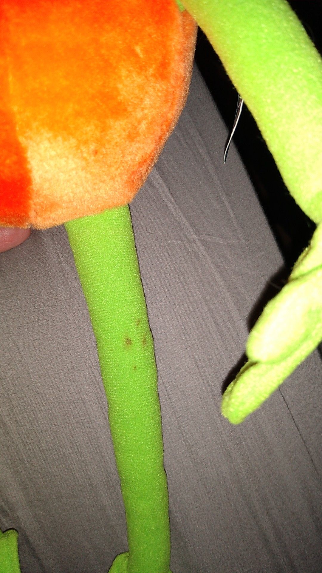 Kermit pumpkin doll