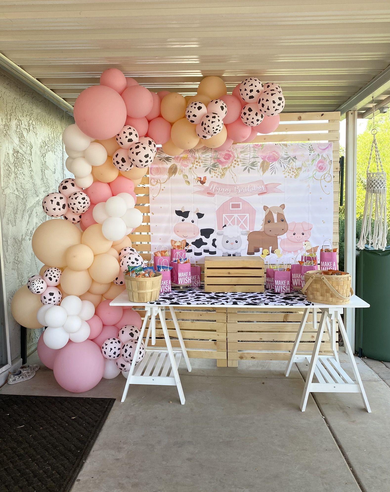 Balloon Garland Back Drop Party Dessert Table Decor