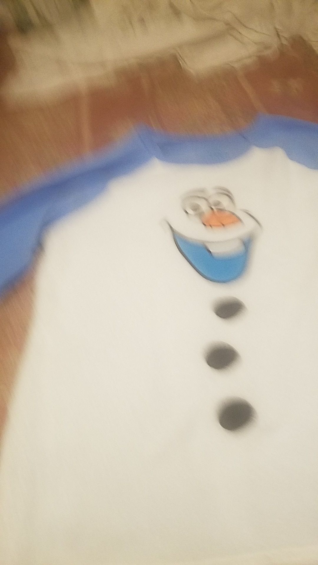 Frozen olaf pj shirt