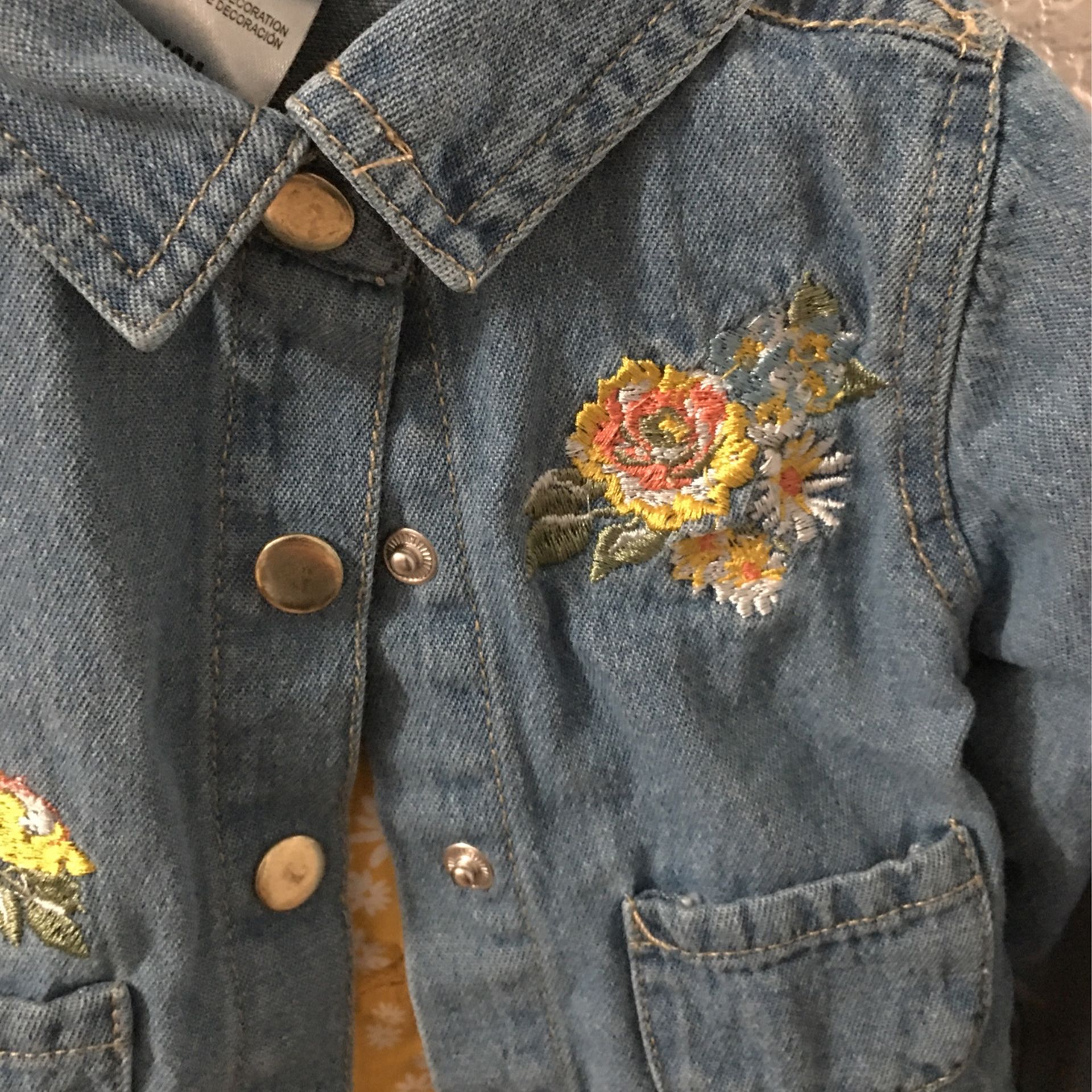 Floral Dress With Jean Jacket