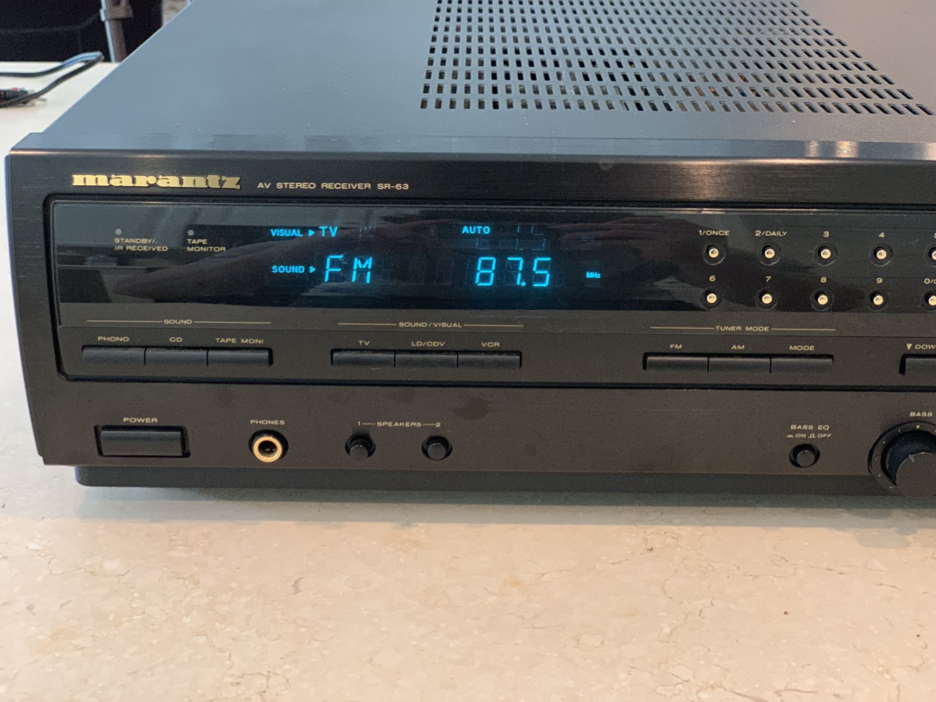 Marantz Sr-63 AVStereo Receiver with remote tested