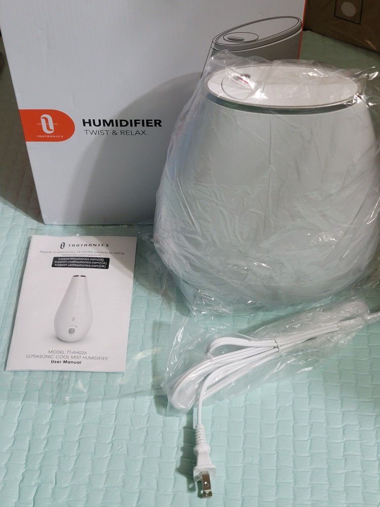 Taotronics Humidifier Twist And Relax Brand New In Box 