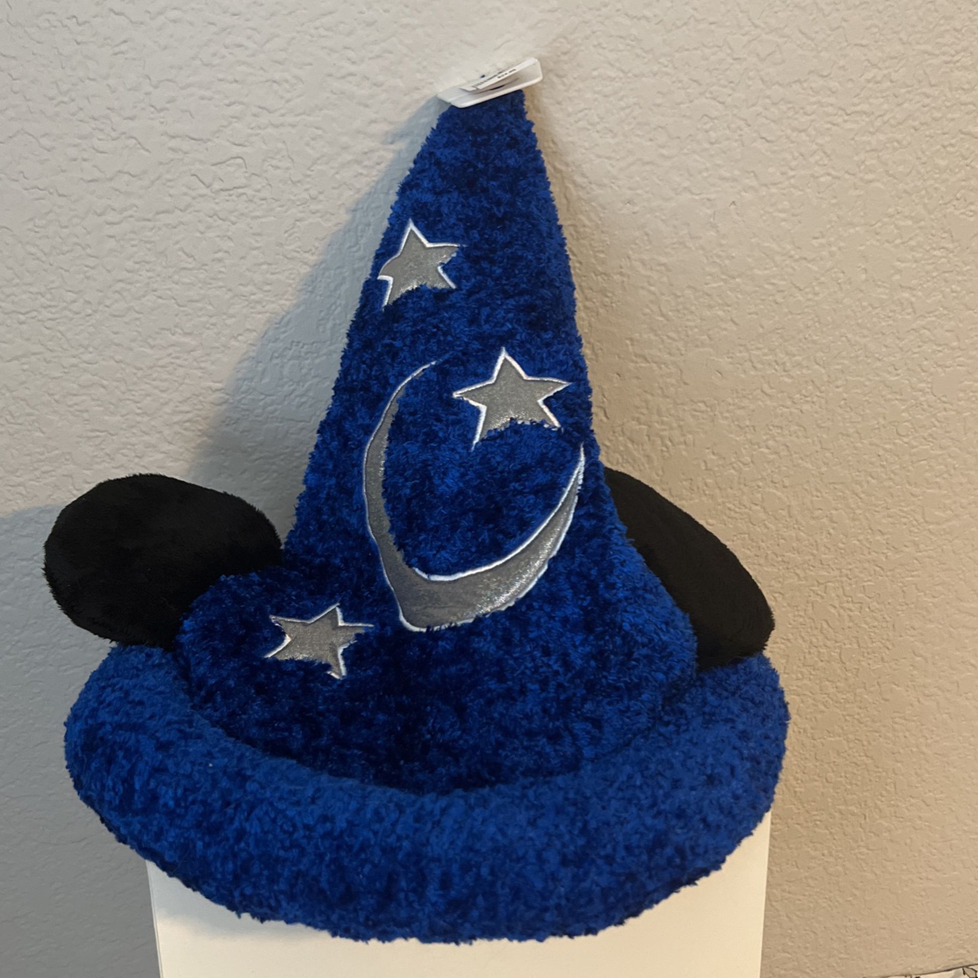 NWT Disney Parks Exclusive Fantasia Mickey Mouse Ears Sorcerer Hat Plush Adult