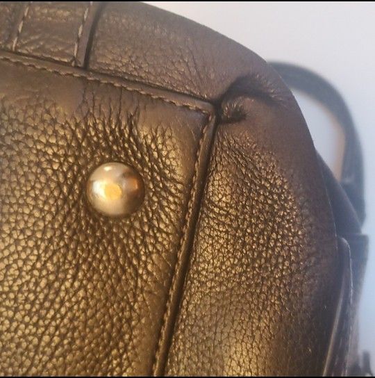 Coach Black Double Handled Satchel
