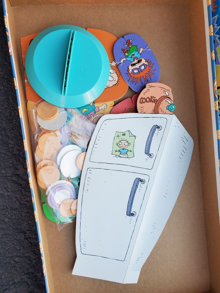 Vintage Rugrats Board Game Lookie Cookies 3D