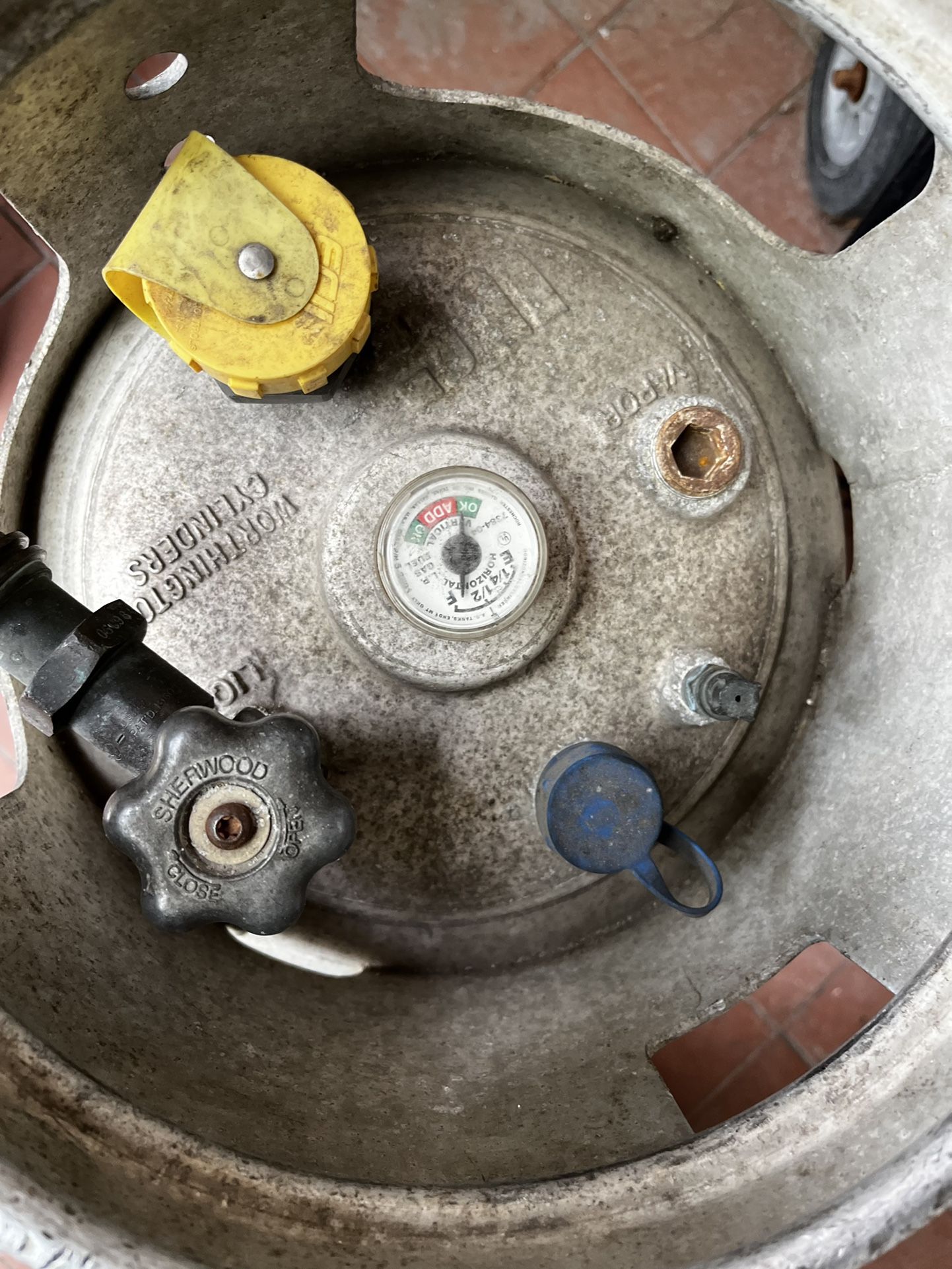 Propane Forklift Tank