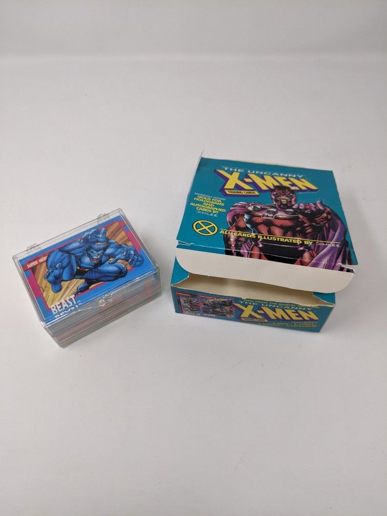 Marvel X-Men Impel 1992 trading cards complete set with box